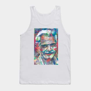 GEORGES BRASSENS watercolor portrait .1 Tank Top